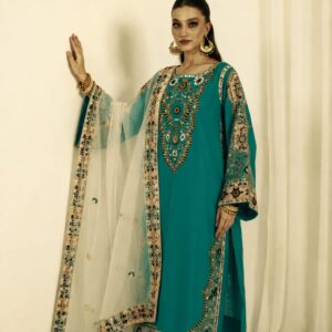 Embroidery Three Piece