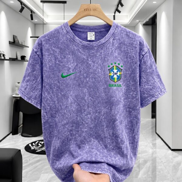 ACID WASH DROP SHOULDER T-SHIRT (BRASIL)