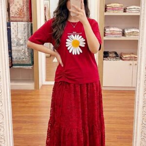 TShirt and Skirt Set