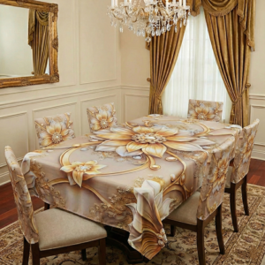 China Premium 3D Print Table Cloth Set (Copy)