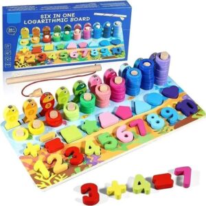 Six In One Logarithmic Board-Activity Toys