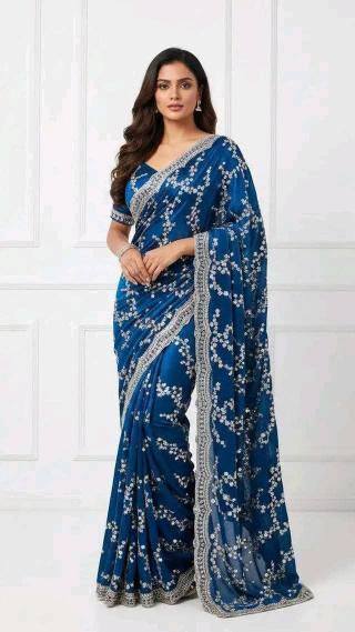 Indian Georgette Sharee