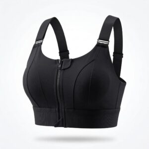 Front Zipper Sports Bra