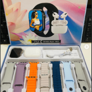 S3000 Pro 7+2 Smart Watch with Wireless Earbuds