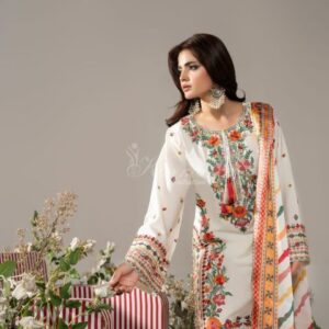 White Farsy Dress